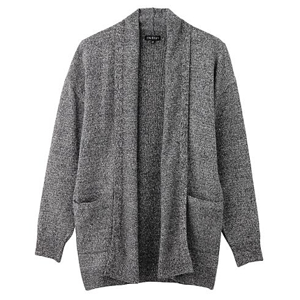 シルク混トッパーカーディガン