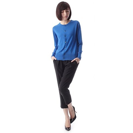 Violet Buffalo Wallowsウールクルーネックカーディガン