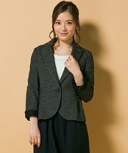 ウールカルゼツイードジャケット