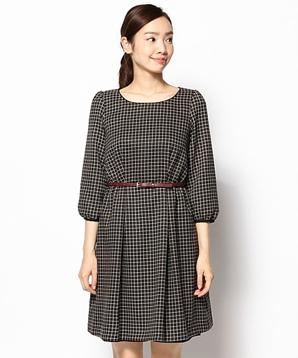 【リバーシブル】ミニウインドーペンリバーシブルワンピース