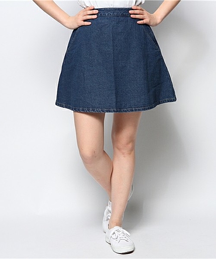 WEGO/デニムサークルスカート