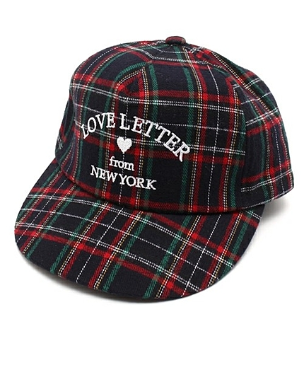 WEGO/チェックキャップ