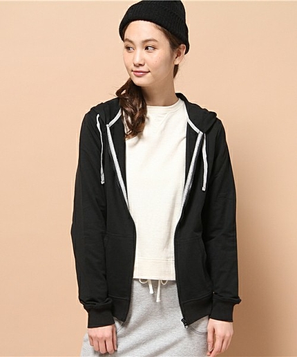 [GIORDANO]スウェットフルジップフードパーカー