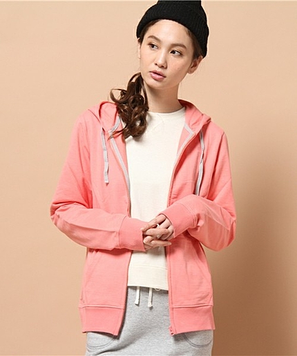 [GIORDANO]スエットフルジップフードパーカー