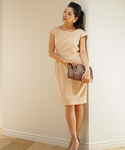 《月末タイムセール対象品・50%OFF！》タックタイトワンピース