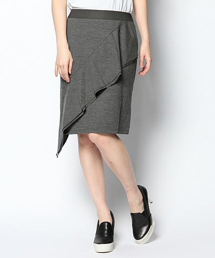 ウールジャージータイトスカート