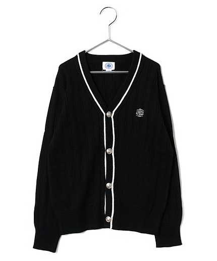【SCHOOL】A/Cウォッシャブルニットカーディガン