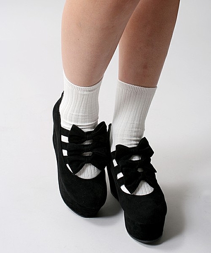 WEGO/リボンパンプス