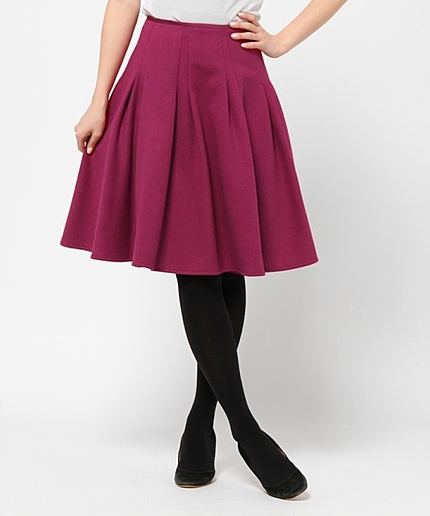 ソフトメルトンスカート