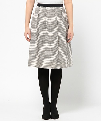 リングラメボーダースカート