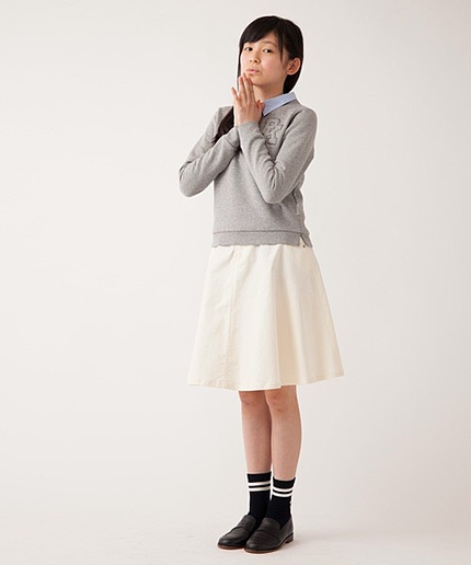 【PURETE】綿コーデュロイスカート