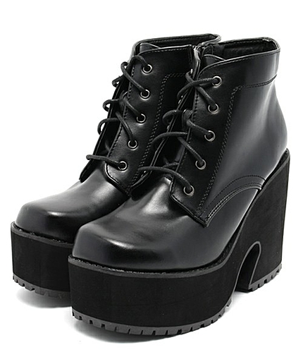 WEGO/厚底ヒールブーツ