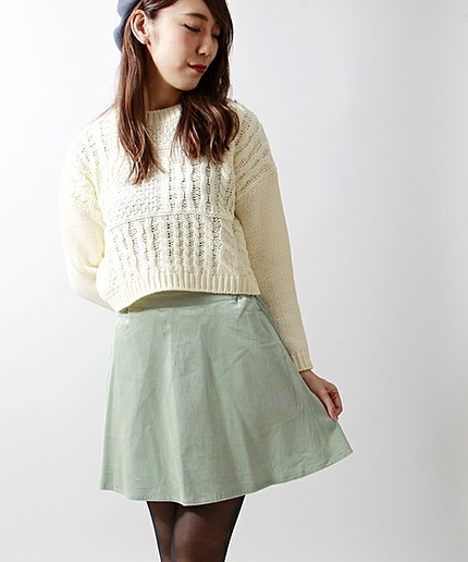 WEGO/コーデュロイサークルスカート