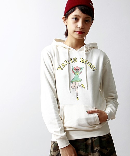 WEGO/チアガールプリントパーカー