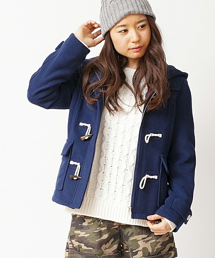 WEGO/ショートダッフルコート