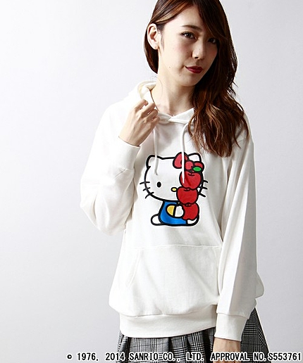 ΠWEGO/HELLO KITTY プルパーカー