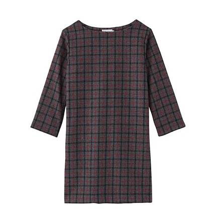 ネルチェックワンピース