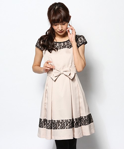 クラシカルレースミックス２ドレス