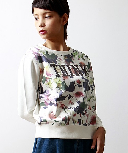 WEGO/フラワースウェット