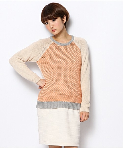 WEGO/配色セーター