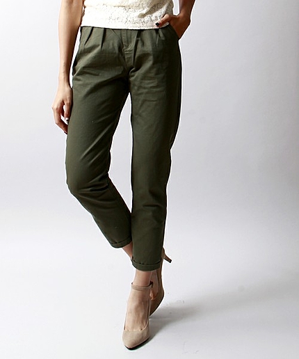 WEGO/チノテーパードパンツ