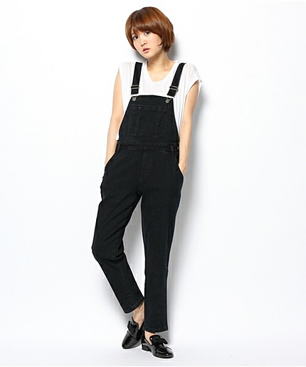 WEGO/デニムサロペット