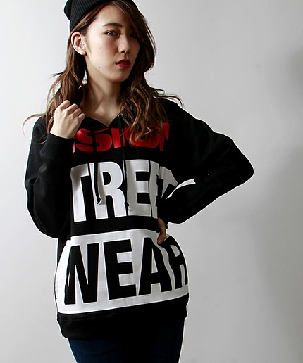 WEGO/VISIONビッグロゴパーカー