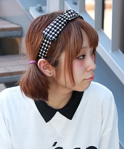 WEGO/ベロアリボンカチューシャ