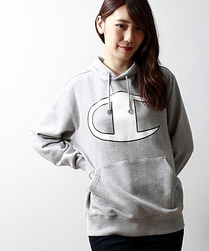 WEGO/Champion別注プリントパーカー