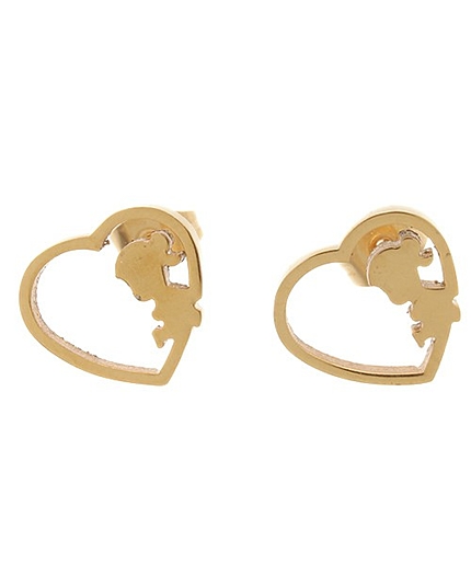 WEGO/ゴールドハートピアス