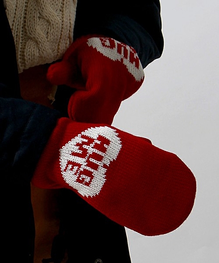 WEGO/ハートロゴグローブ