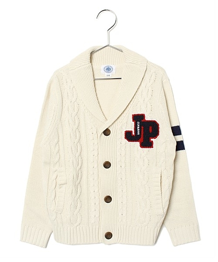 【TODDLER】5Gショールカラーニットカーディガン