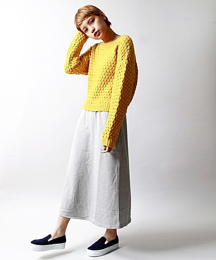 WEGO/スウェットマキシスカート