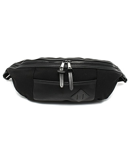 WEGO/フェイクレザーコンビショルダーバッグ