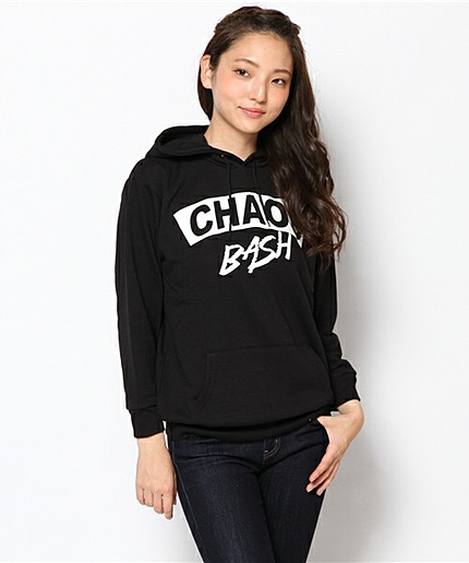 WEGO/ロゴプリントパーカー