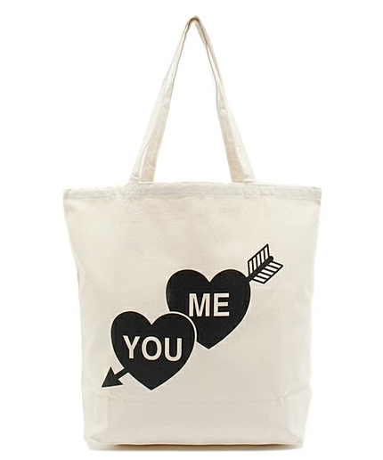 WEGO/柄トートバッグ