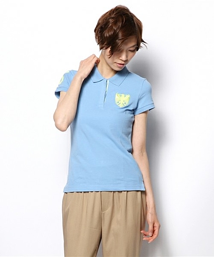 [GIORDANO]グリフィン刺繍ポロシャツ