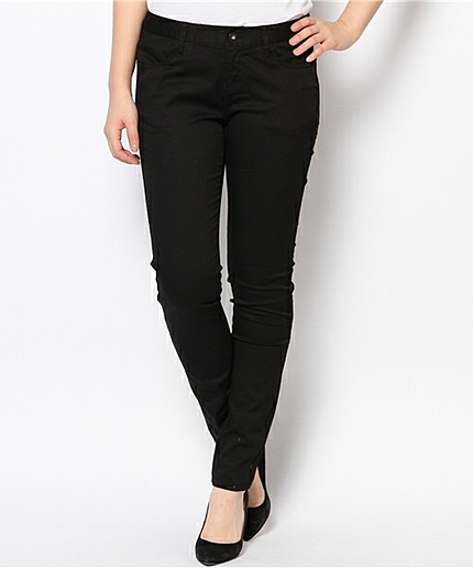 [GIORDANO]カラーツイルロングチノパンツ