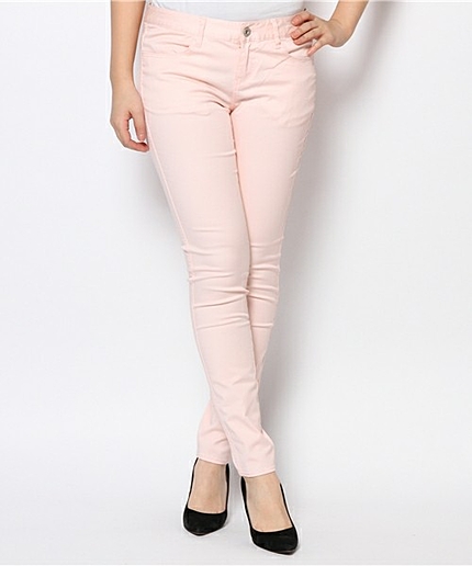 [GIORDANO]カラーツイルロングチノパンツ