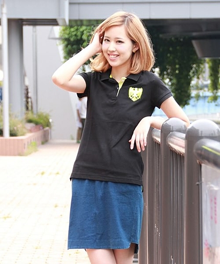 [GIORDANO]グリフィン刺繍ポロシャツ