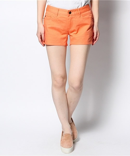 [GIORDANO]コットンストレッチカラーツイルショーツ