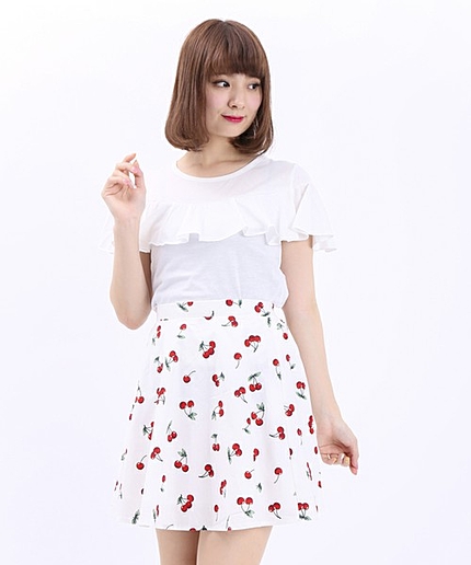 WEGO/フリルカットソー