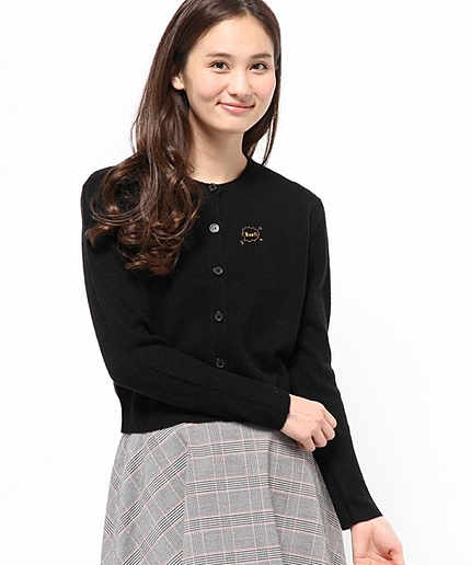 カシミヤニットカーデ