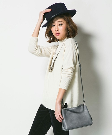 マーセライズドウールカシミヤニット