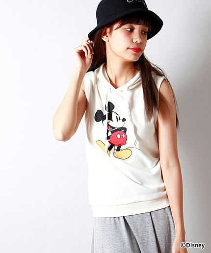 ∴WEGO/ノースリーブパーカー(ミッキーマウス)