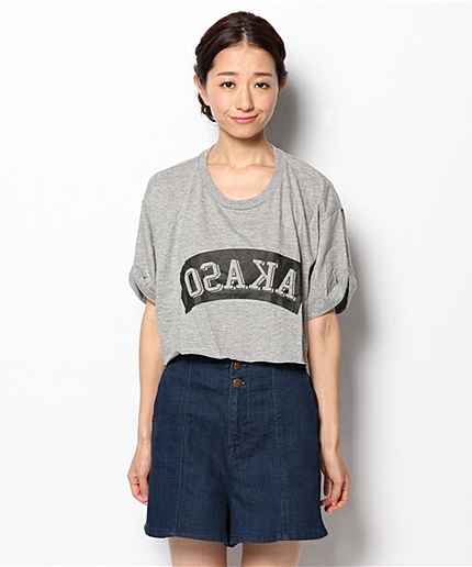 WEGO/OSAKAプリントショートTシャツ