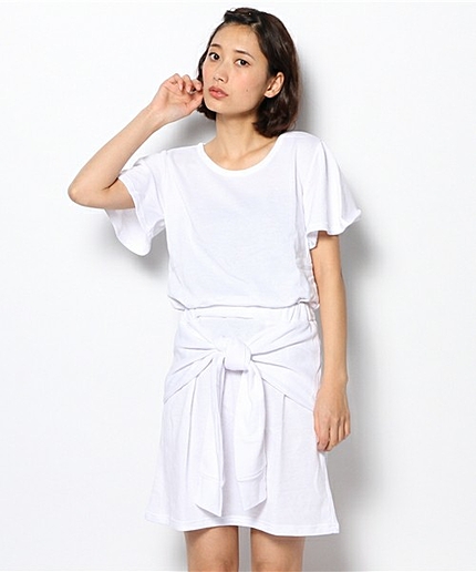 スリーブベルトワンピース