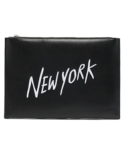 WEGO/ロゴクラッチバッグ