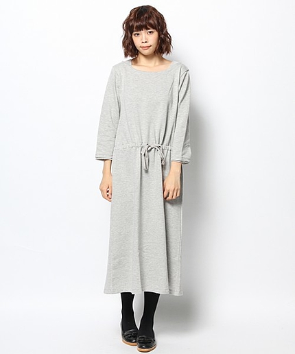 裏毛マキシワンピ