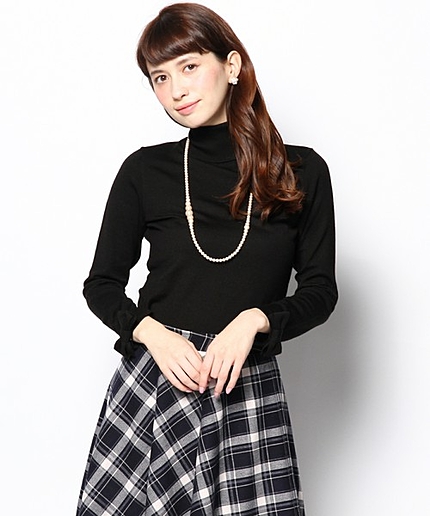 RIBBONRIBタートルネックニット